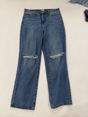 BP Women's Lightly Distressed High Rise Jeans Size 30